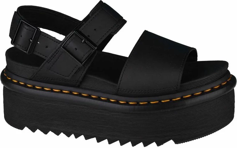 Sandale Dr Martens për femra, të zeza