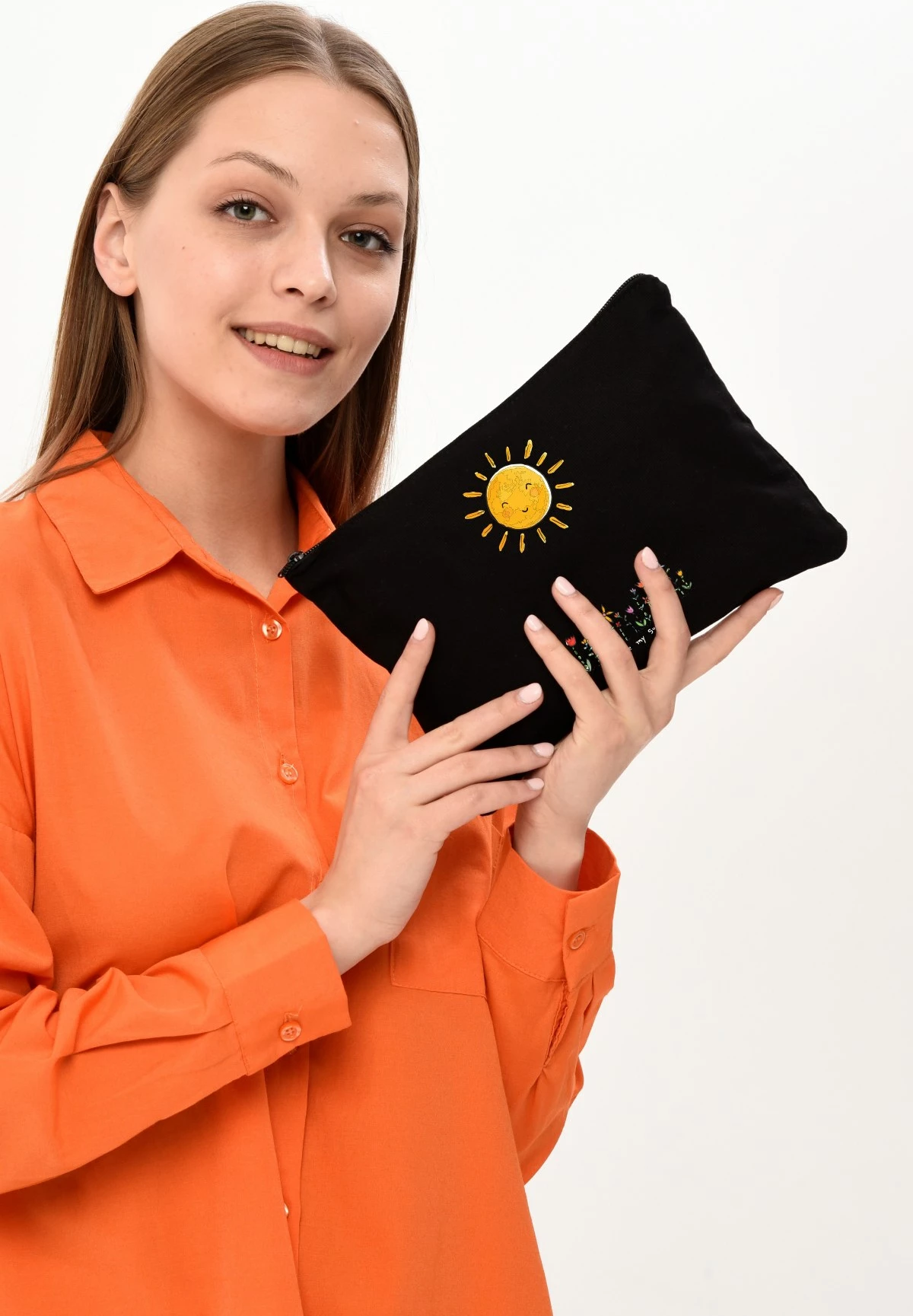 Qese për make-up, ngjyrë e zezë, Zoozie Bags, 25x18cm