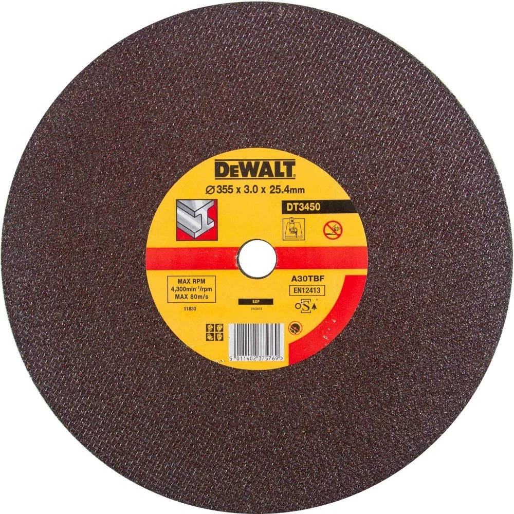 Disk prerës për metal DeWalt DT3450 355 mm x 3.0 mm x 25.4 mm