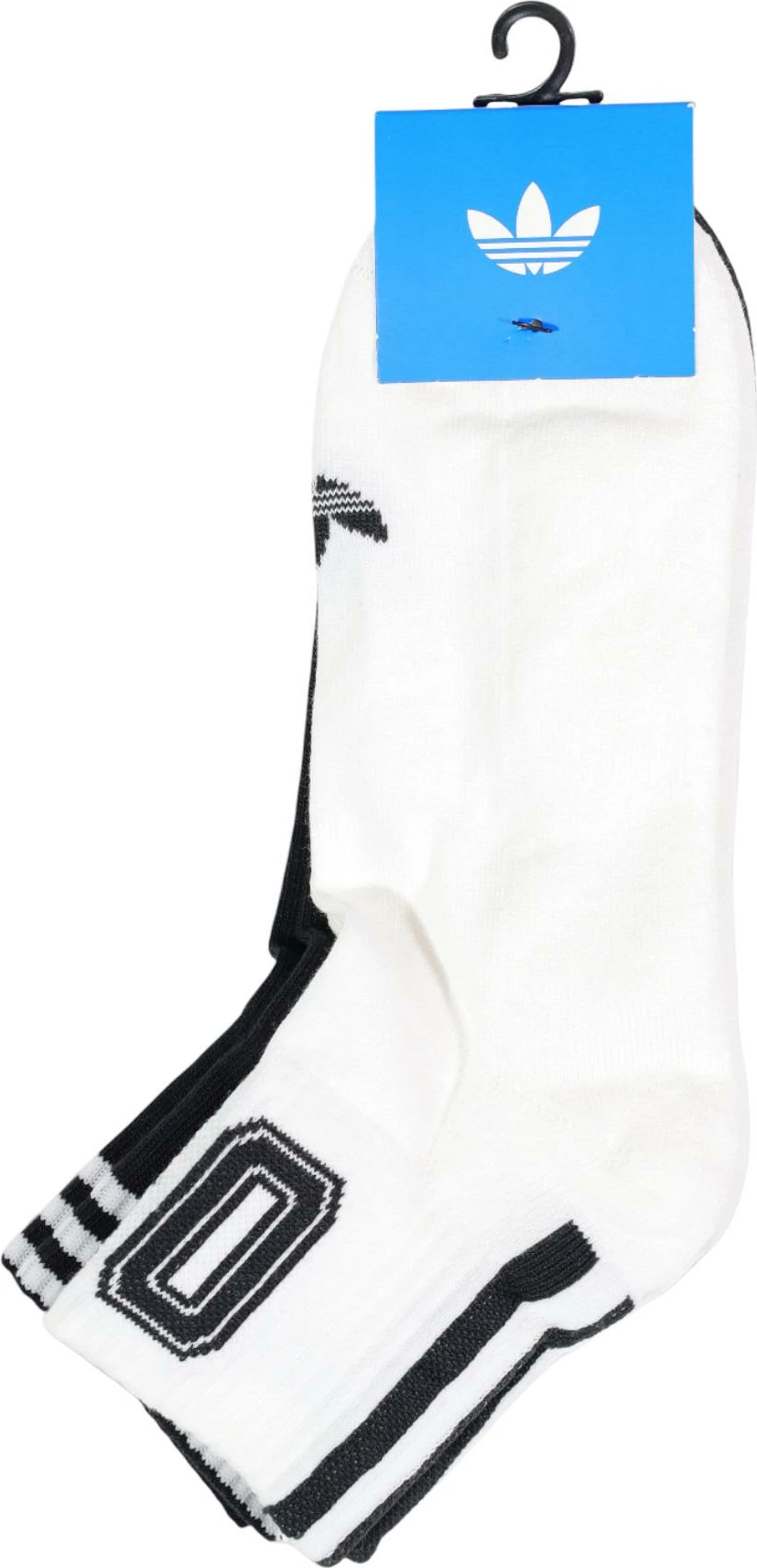 Çorape të shkurta për meshkuj adidas Originals 3S 03 KE0837, të zeza/bardha [Madhësia: 46 - 48]
