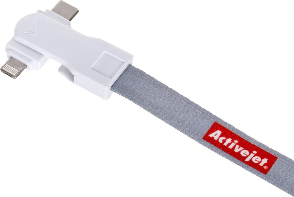 Mbajtëse Activejet me kabllo karikimi 3-në-1, e kuqe