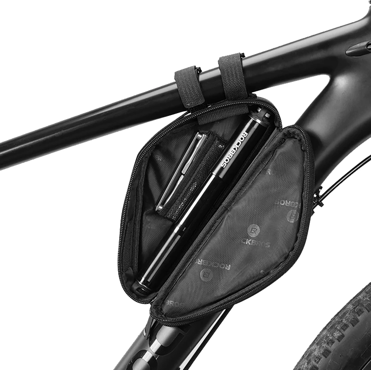 Çantë kornize për biçikletë Rockbros B55-BK, 0.7L, najlon, e zezë