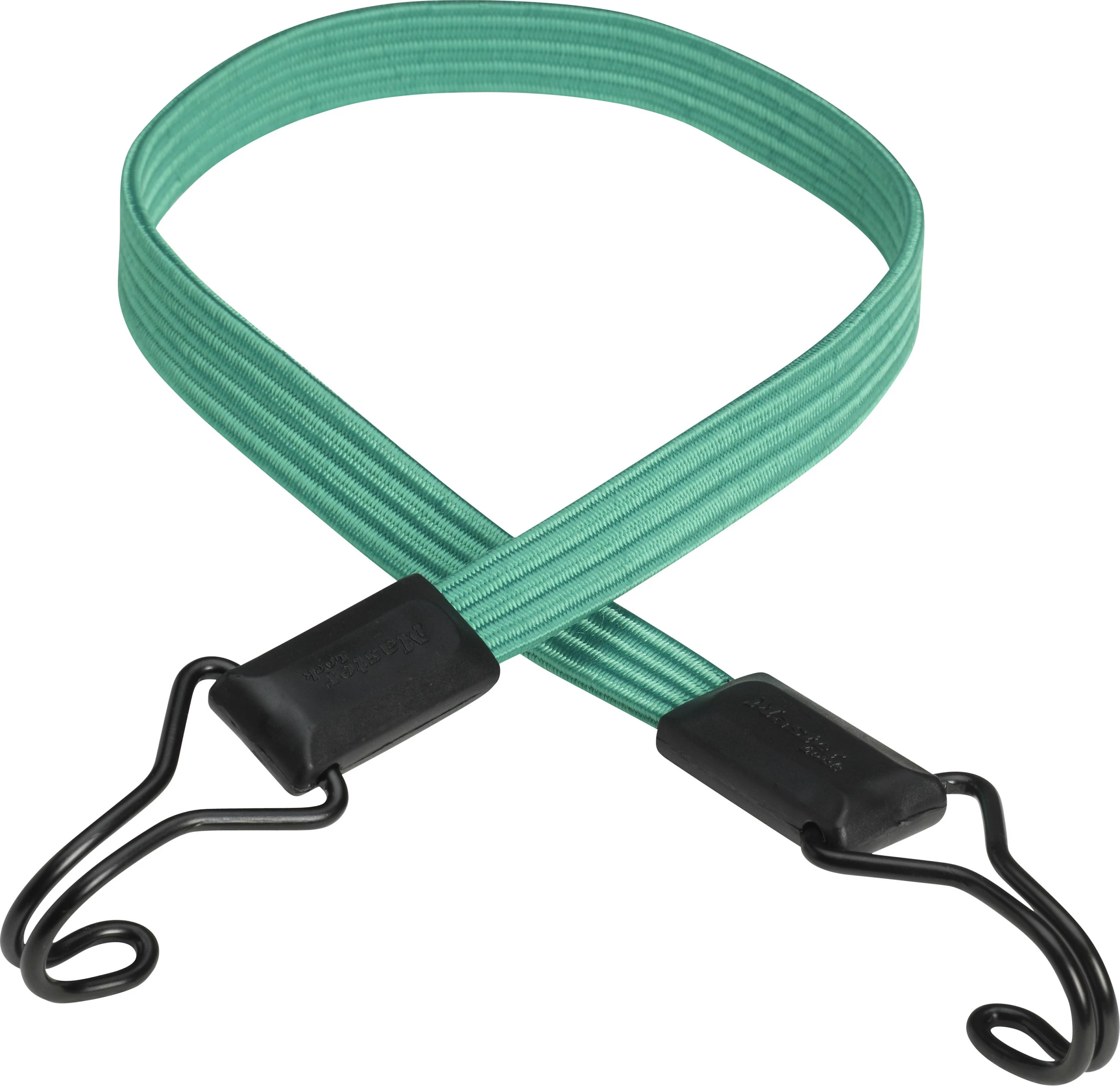 Litar elastik lidhës Master Lock 3225EURDAT, shirit i sheshtë me grepa Twin Wire, i gjelbër