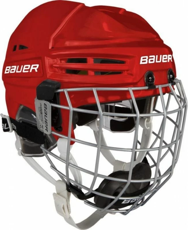 Helmetë hokeji për djem Bauer, e bardhë [Ngjyra: E zezë]
