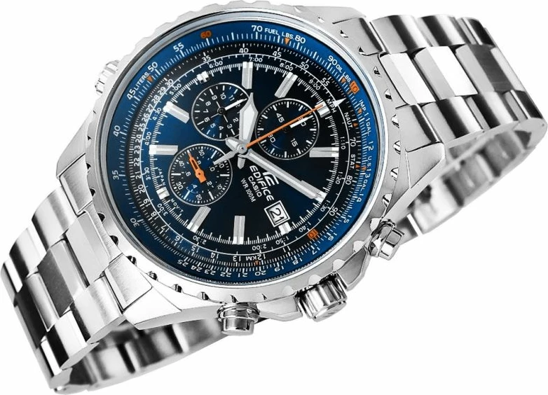 Orë dore për meshkuj Casio, argjendtë