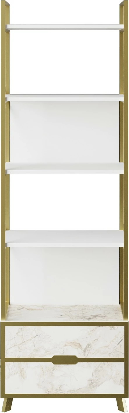 Raft librash Hanah Home Frida, 60cm, i bardhë