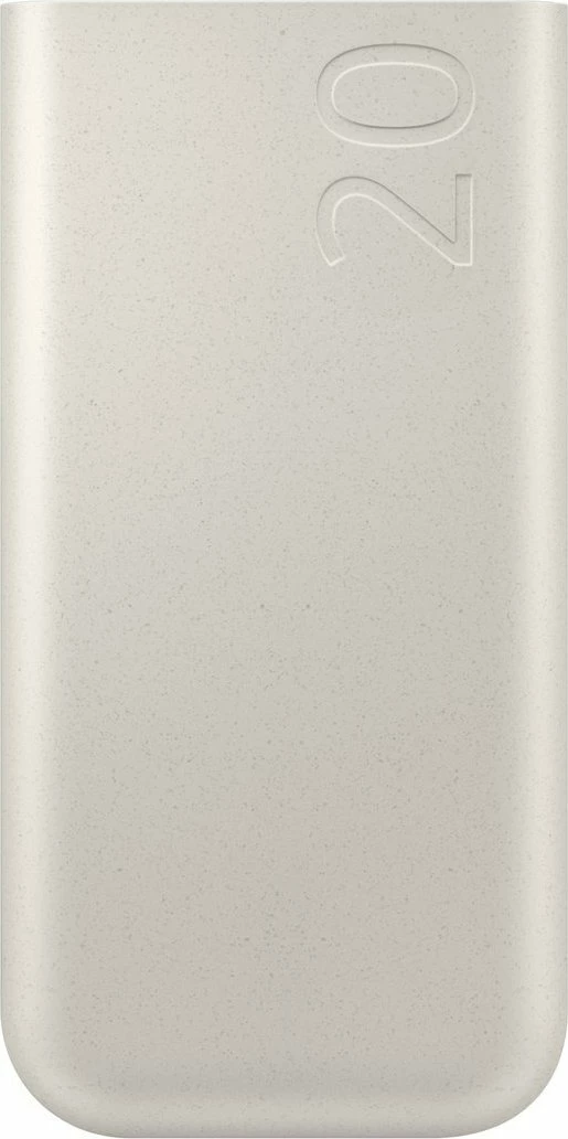 Powerbank Samsung EB-P4520XUEGEU 20000mAh 45W 3x USB-C, krem, me kabllo USB-C 20cm