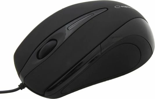 Maus Esperanza Sirius EM102K, me kabllo USB, 1000 DPI, optik, 3 butona, i zi