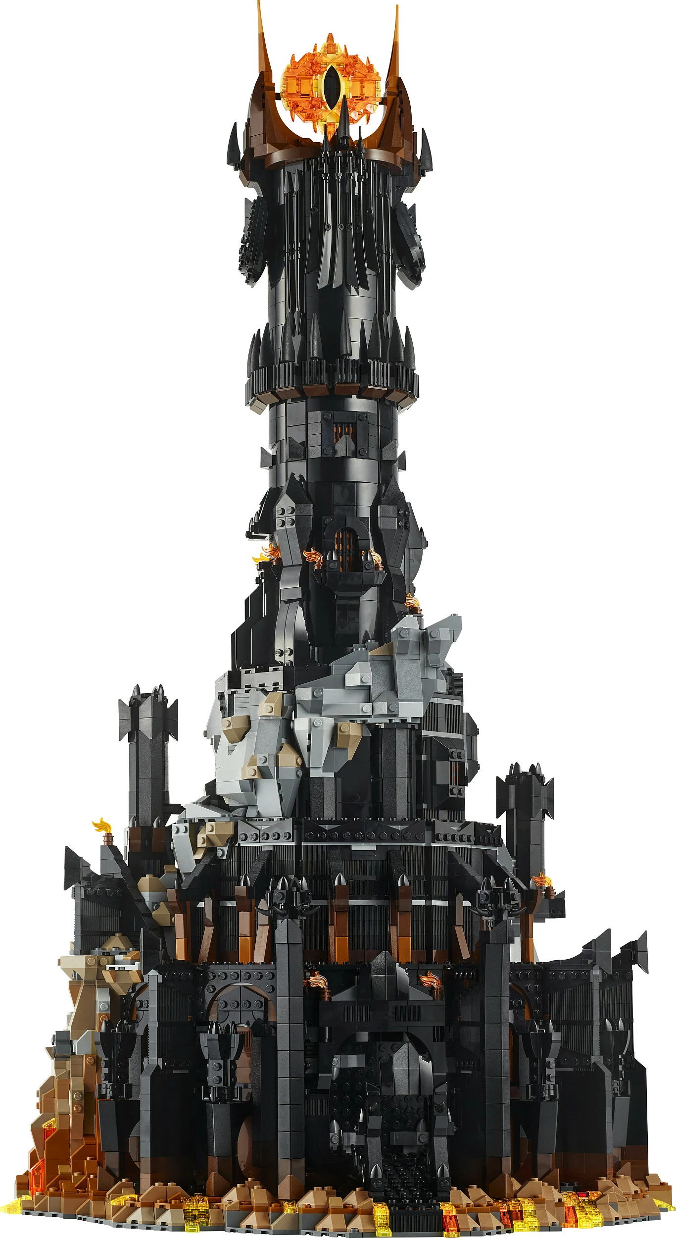 Set ndërtimi LEGO Icons The Lord of the Rings 10333 Barad-dûr, 5471 copë, 18+, shumëngjyrësh
