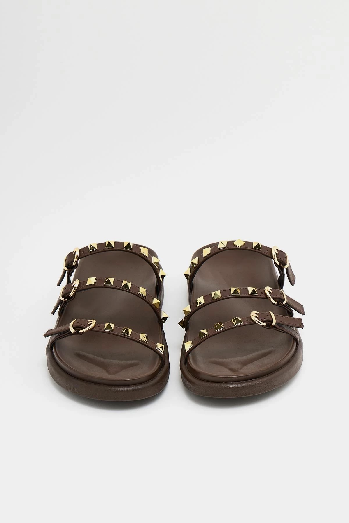 Pantofla për gra, ngjyrë kafe, Jumeon, MK1340125YR20-003