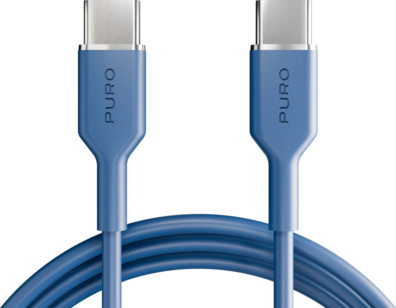 Kabllo USB-C në USB-C Puro ICON 1.5 m, kaltër