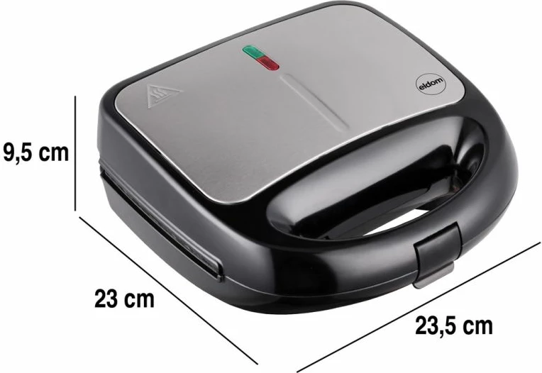 Sandwich maker multifunksional ELDOM ST250 5-në-1, i zi