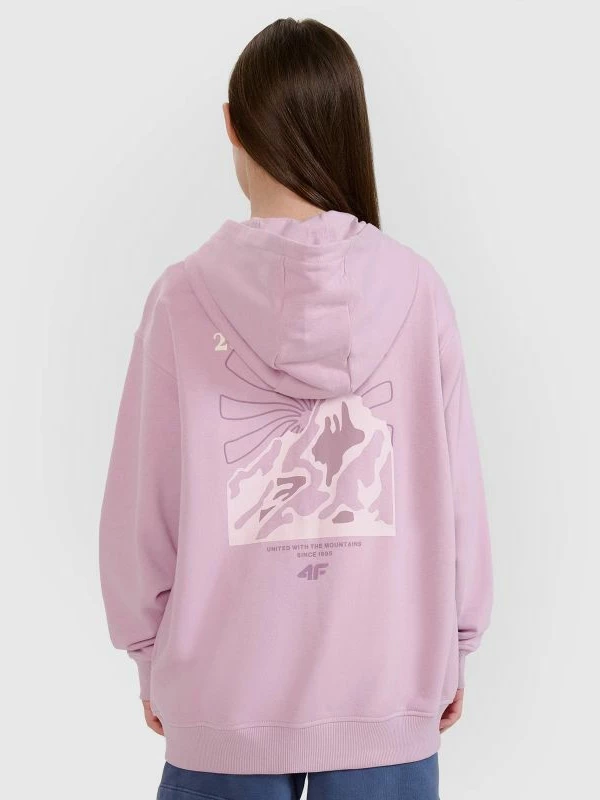 Duks për vajza 4F, me kapuç