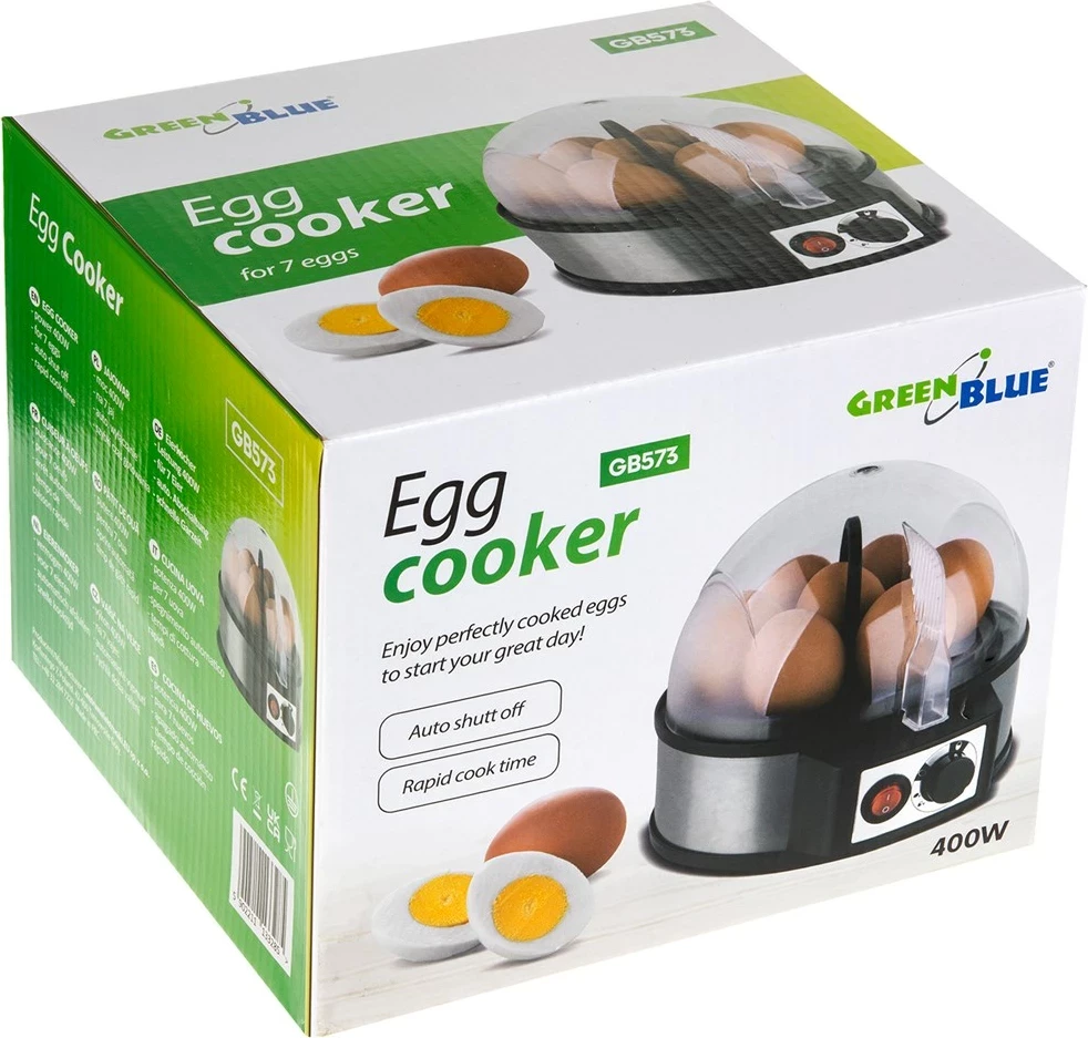 Zierës vezësh automatik GreenBlue GB573, 400W, Argjendtë