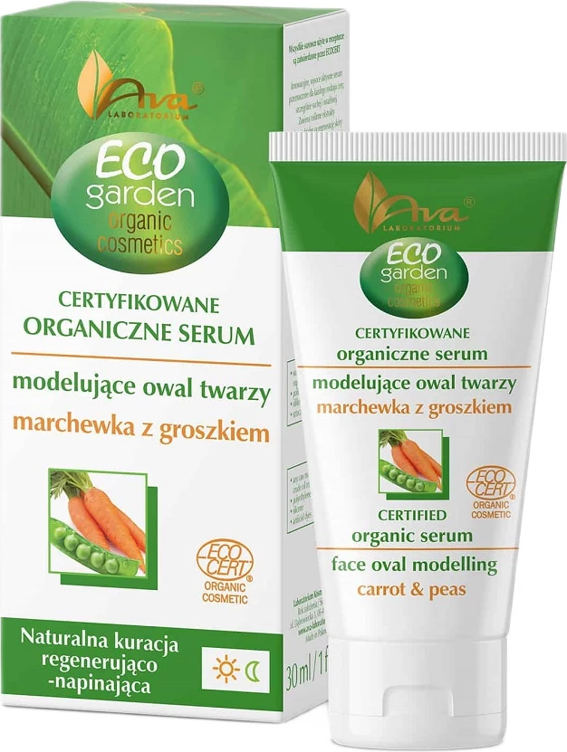 Serum për fytyrë për femra Ava Laboratorium Eco Garden Carrot & Peas 45+, 30ml