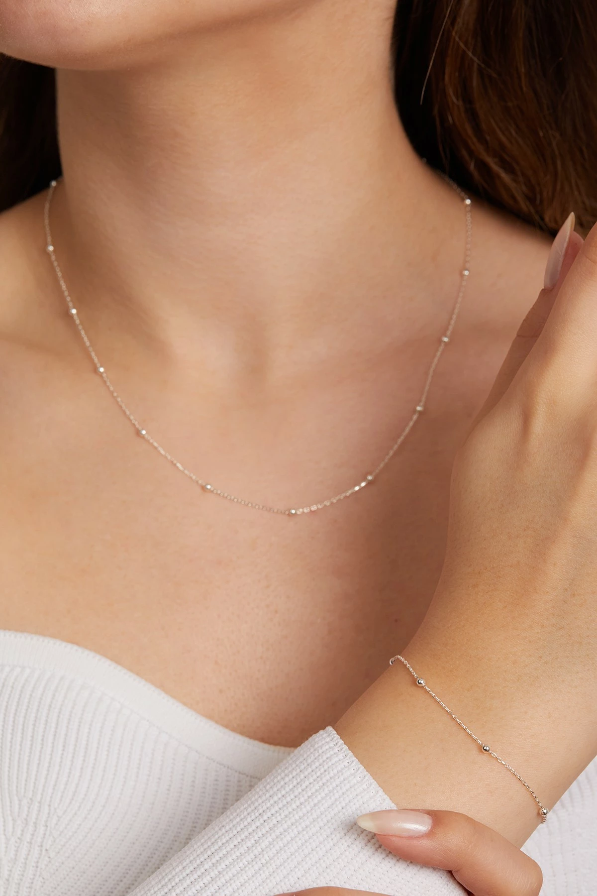 Set varëse dhe byzylyk argjendi Elika Silver, ELKSET80065, argjend
