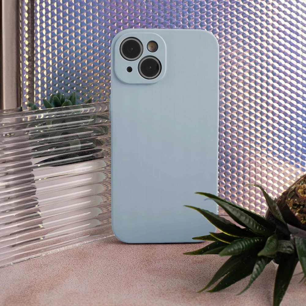 Mbështjellës Etteri Silicon Cover për Samsung Galaxy A36 5G, TPU mat, kompatibil me karikim wireless, kaltër e çelët