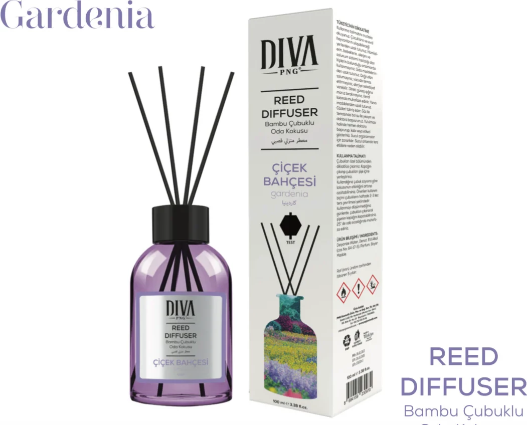 Difuzues me shkopinj aromash DIVA Gardenia, 100ml