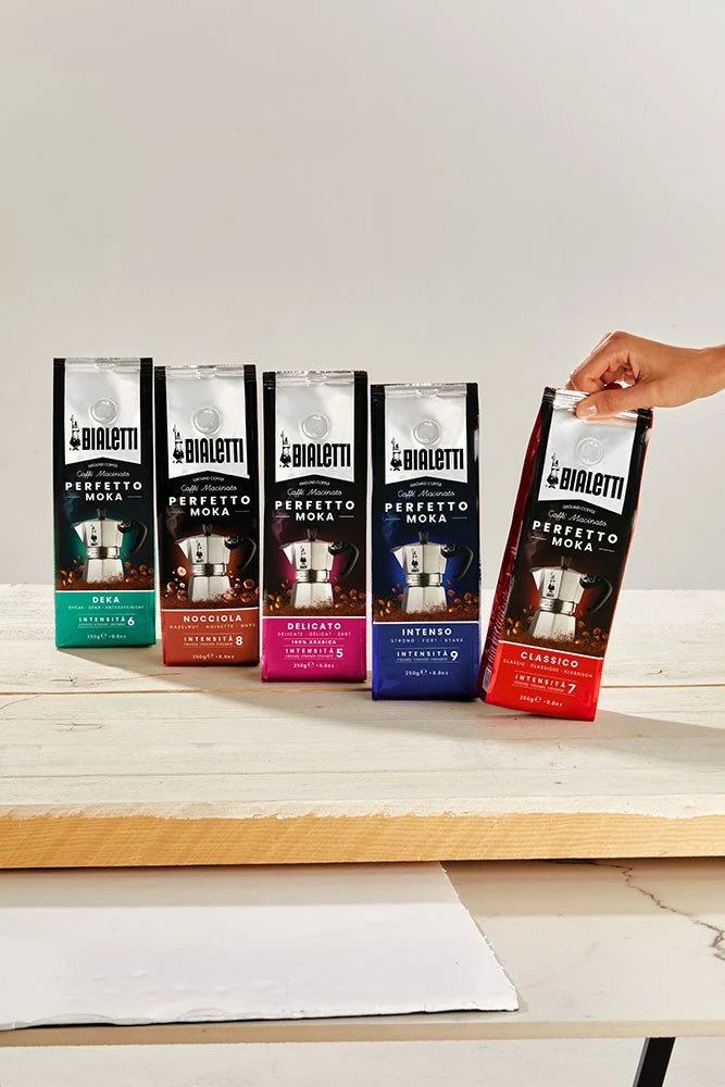 Kafe e bluar Bialetti Perfetto Moka Cioccolato 250g