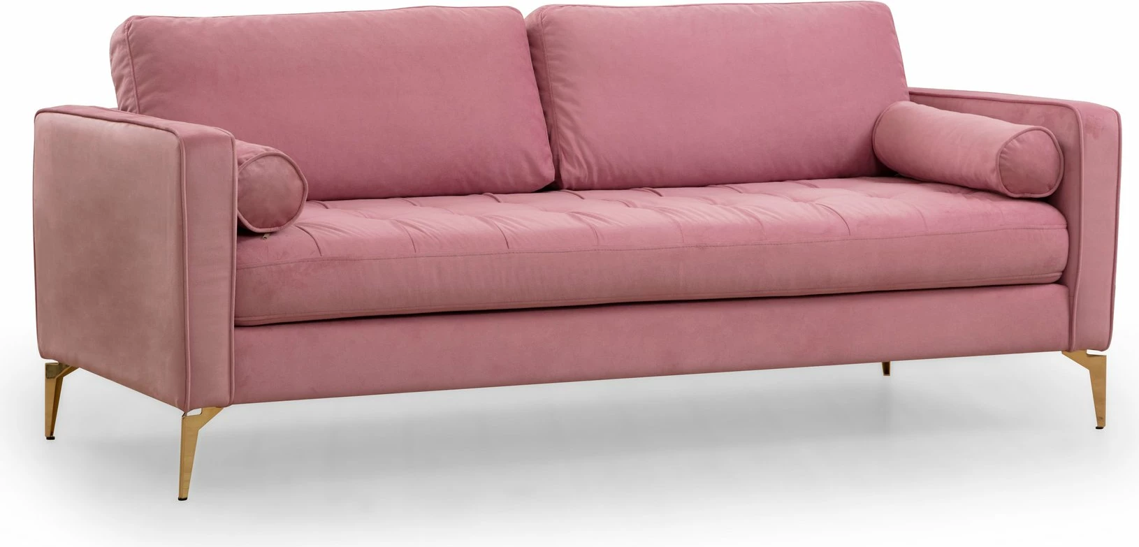 Divan treshe Atelier del Sofa, Rome, ngjyrë rozë e zbehtë