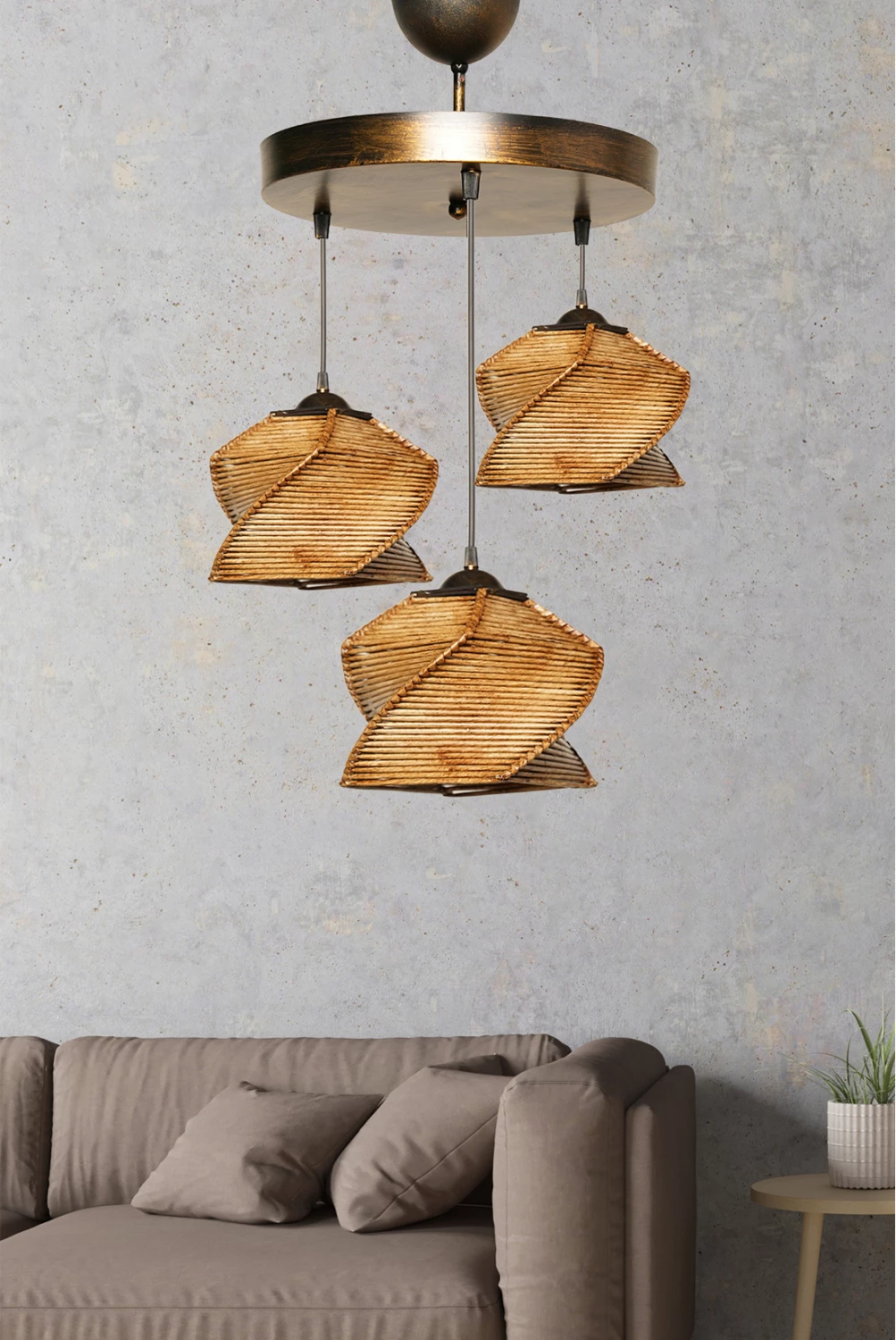 Llambë varëse për tavan, 3 copë, FH7493, 35x85 cm