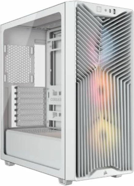Kuti kompjuteri Corsair 3200D RS, e bardhë