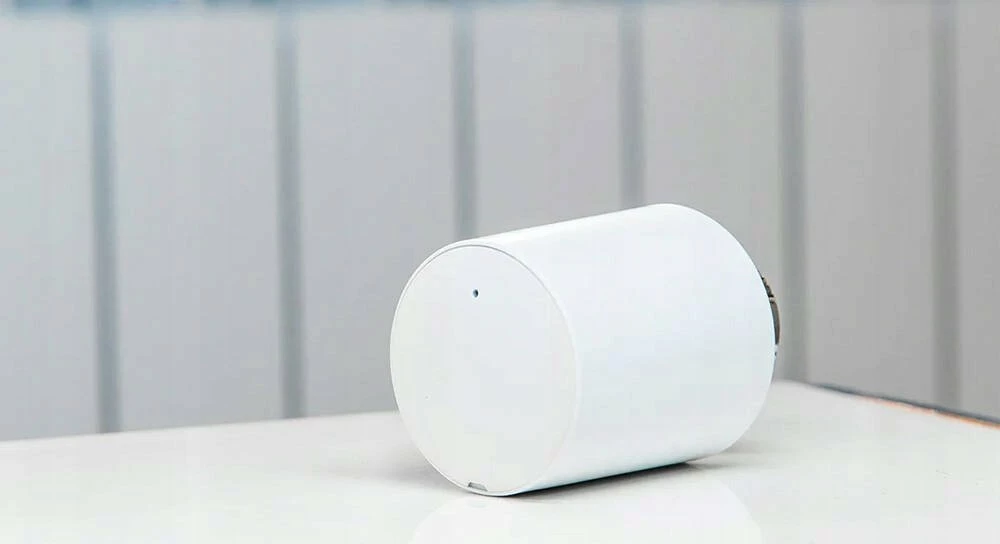 Kokë termostatike smart Shelly BLU TRV TRVBLU1-pack Bluetooth/Wi‑Fi M30/15, set me BLU Gateway Gen3, e bardhë