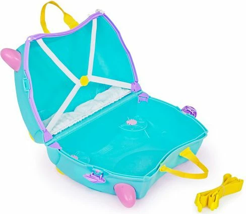 Valixhe për fëmijë Trunki Riding Unicorn TRU0109 18L, turkeze/kaltër