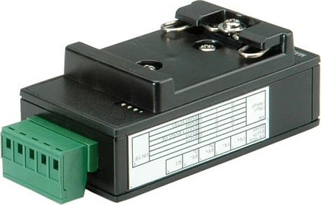 Adapter ROLINE USB 2.0 në RS422/RS485, izolim 3000V, DIN Rail, i zi
