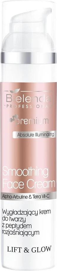 Krem fytyre ndriçues Bielenda Professional Lift & Glow Brightening Face Cream me peptide për femra, 100ml