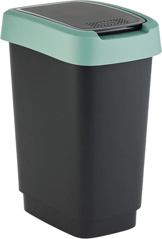 Kosh mbeturinash Rotho Twist, 50l, Jeshile