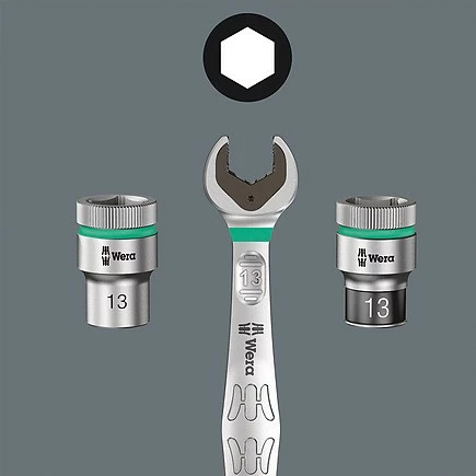 Set çelësa Wera Belt A 2, 1/4", 8 copë, metrik, me kasë, me karabinë