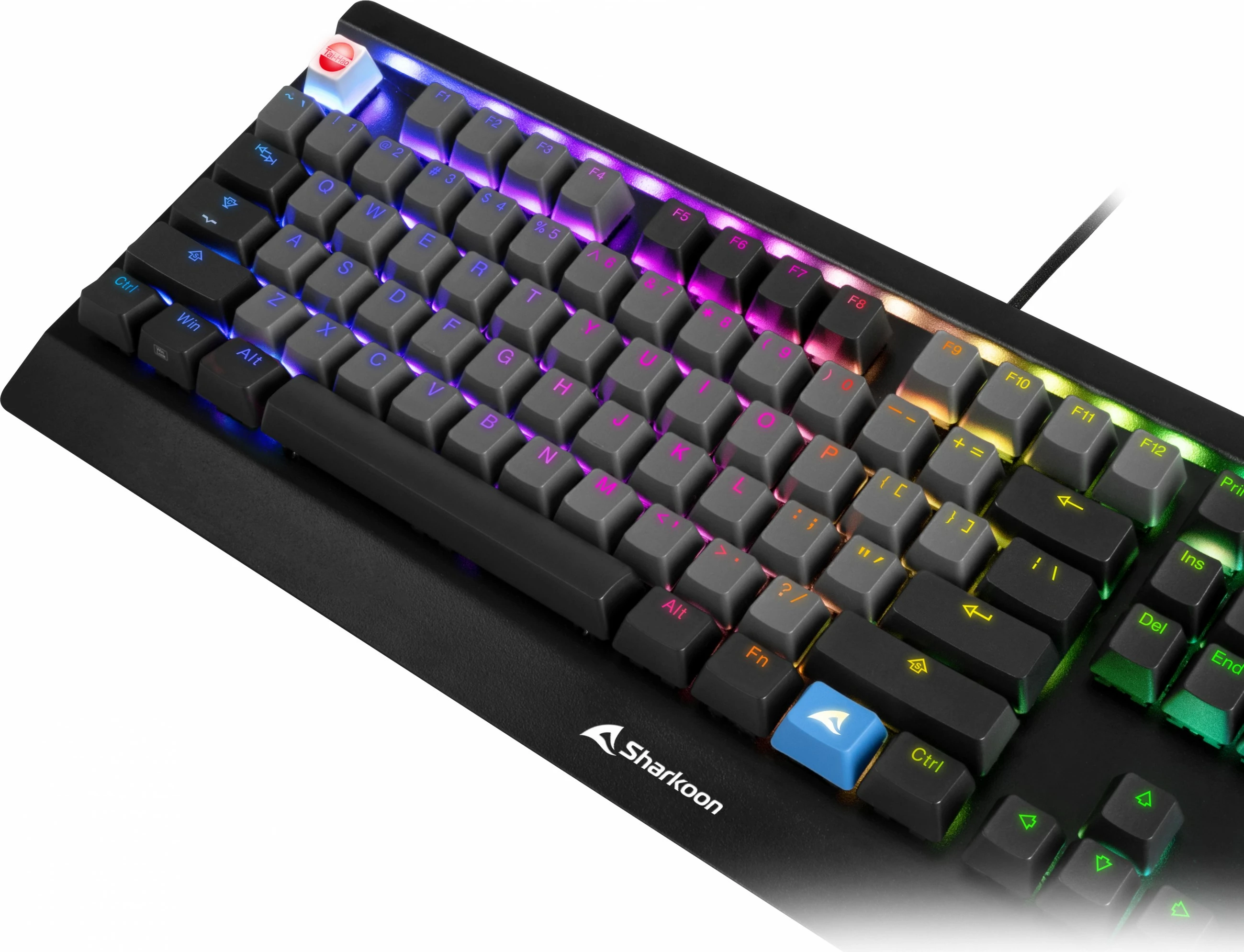 Taste për tastierë mekanike Sharkoon SKILLER SAC20, 115 copë, ISO-Layout DE, zi