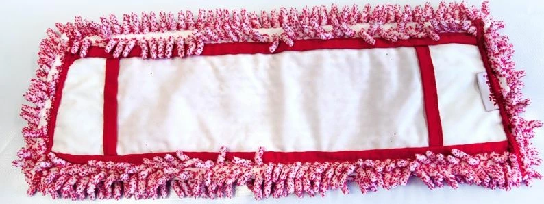 Insert për mop të sheshtë Vileda Style 140995, microfiber universal, e kuqe