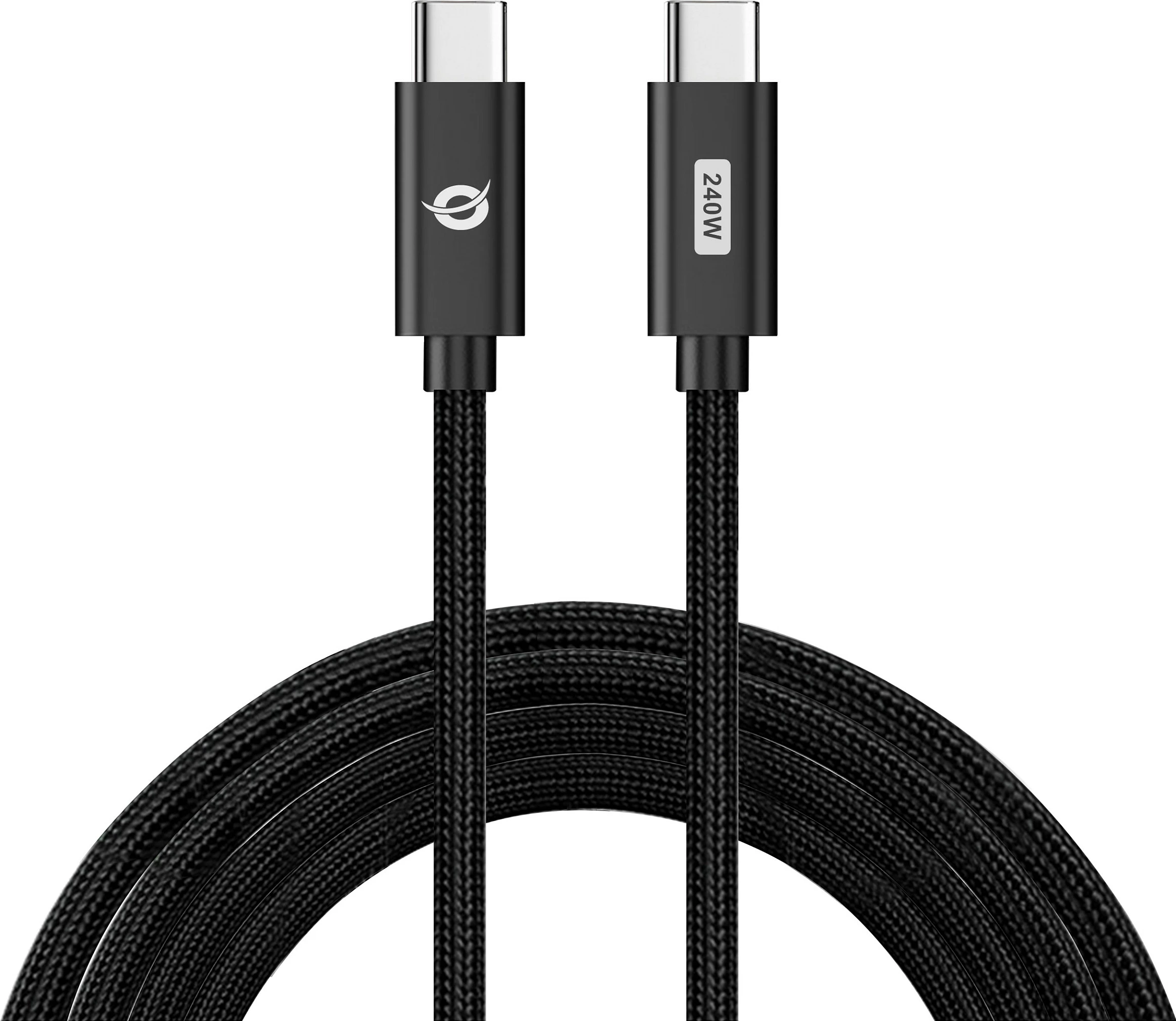 Kabllo USB-C në USB-C Conceptronic ETTA03B20, PD 3.1 240W, 2 m, e zezë