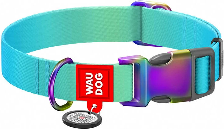 Qafore qeni Waudog, gradient, me QR kod, rPET, M, Blu