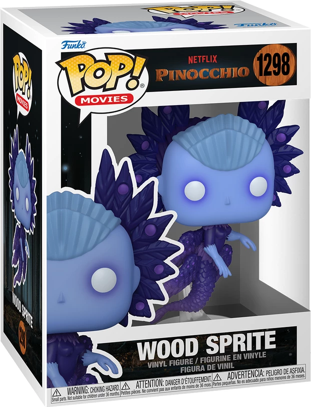 Figurinë vinyl Funko Pop Movies Pinocchio Wood Sprite #1298, blu/vjollcë