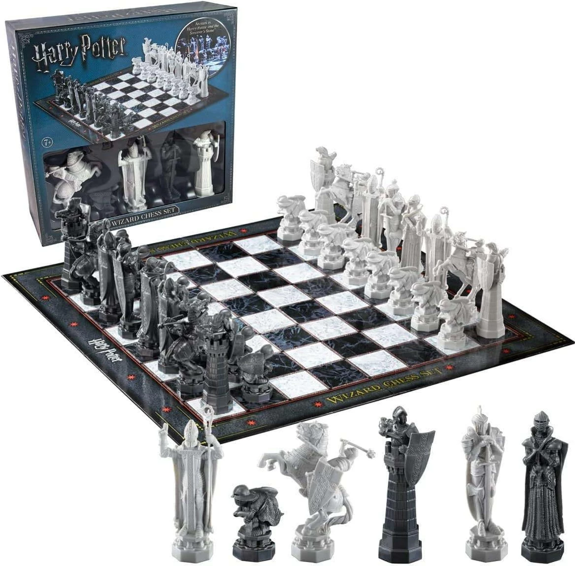 Set shahu NOBLE COLLECTION Harry Potter Wizard's Chess, 32 figura
