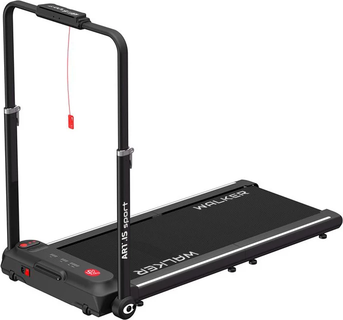 Shirit vrapimi i palosshëm ART.IS Sport Walker AS7 (AST40105), për ecje/vrapim, 10 km/h, 3 HP peak, Bluetooth, i zi