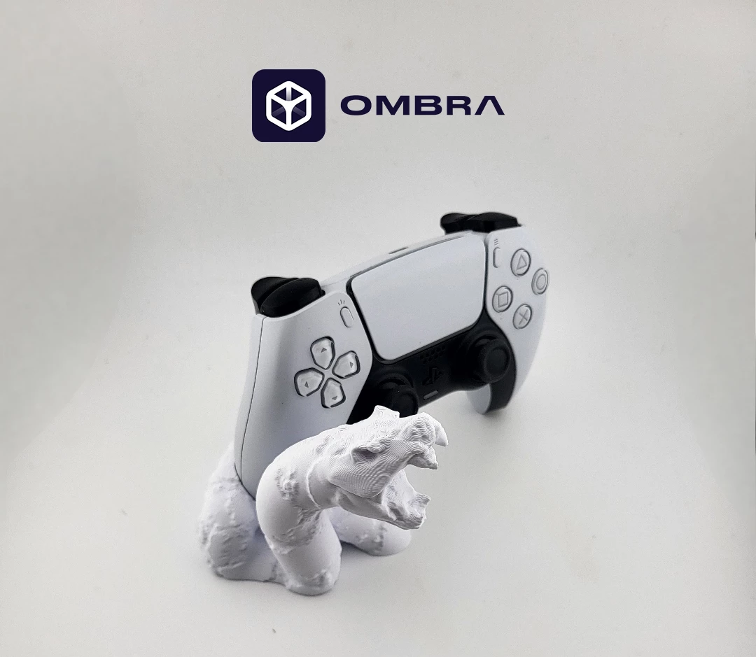 PS5 Controller Snake Stand, e bardhë