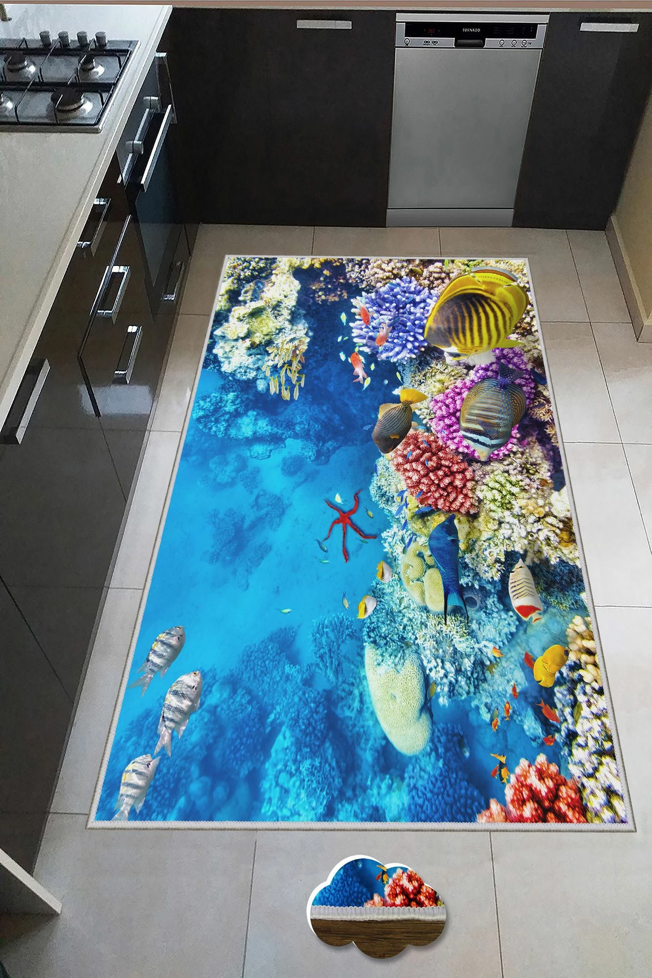 Qilim Conceptum Hypnose, shumëngjyrësh, Wookece166, 60x100cm
