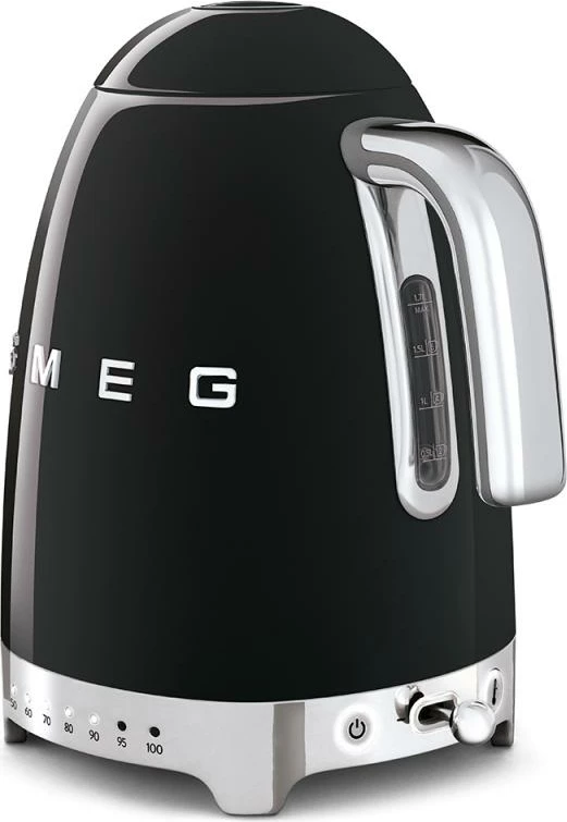 Çajnik elektrik SMEG KLF04BLEU, rregullim temperature, i zi