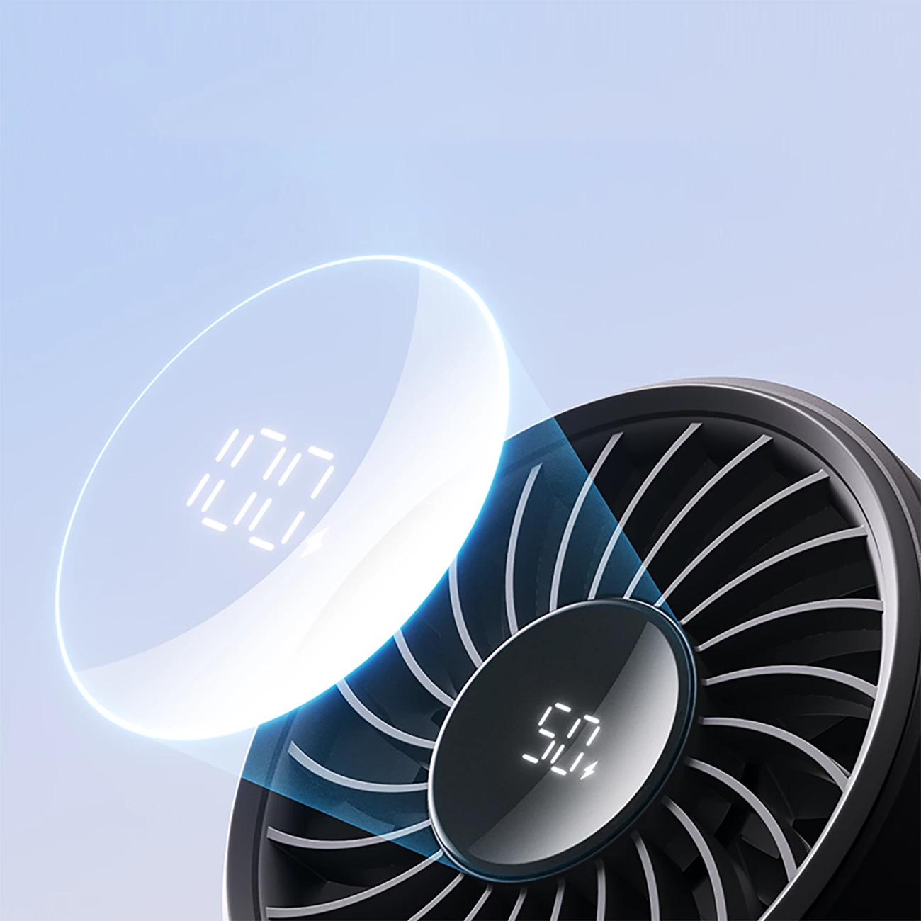 Ventilator dore Jisulife Life7, 5000mAh, USB-C, i zi