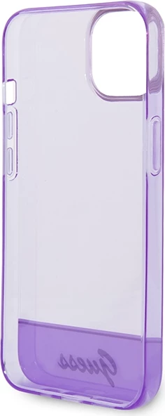 Mbështjellës Guess GUHCP14MHGCOU për iPhone 14 Plus 6.7", vjollcë, hardcase translucent