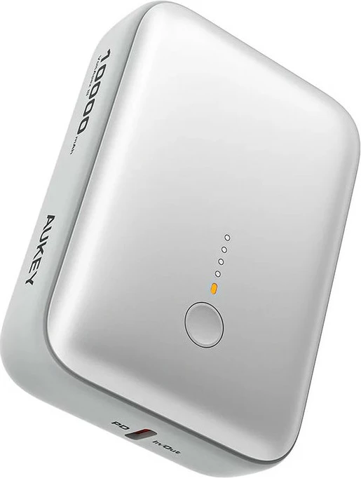 Powerbank AUKEY Spark Mini 10000mAh 20W USB-C/USB-A bardhë
