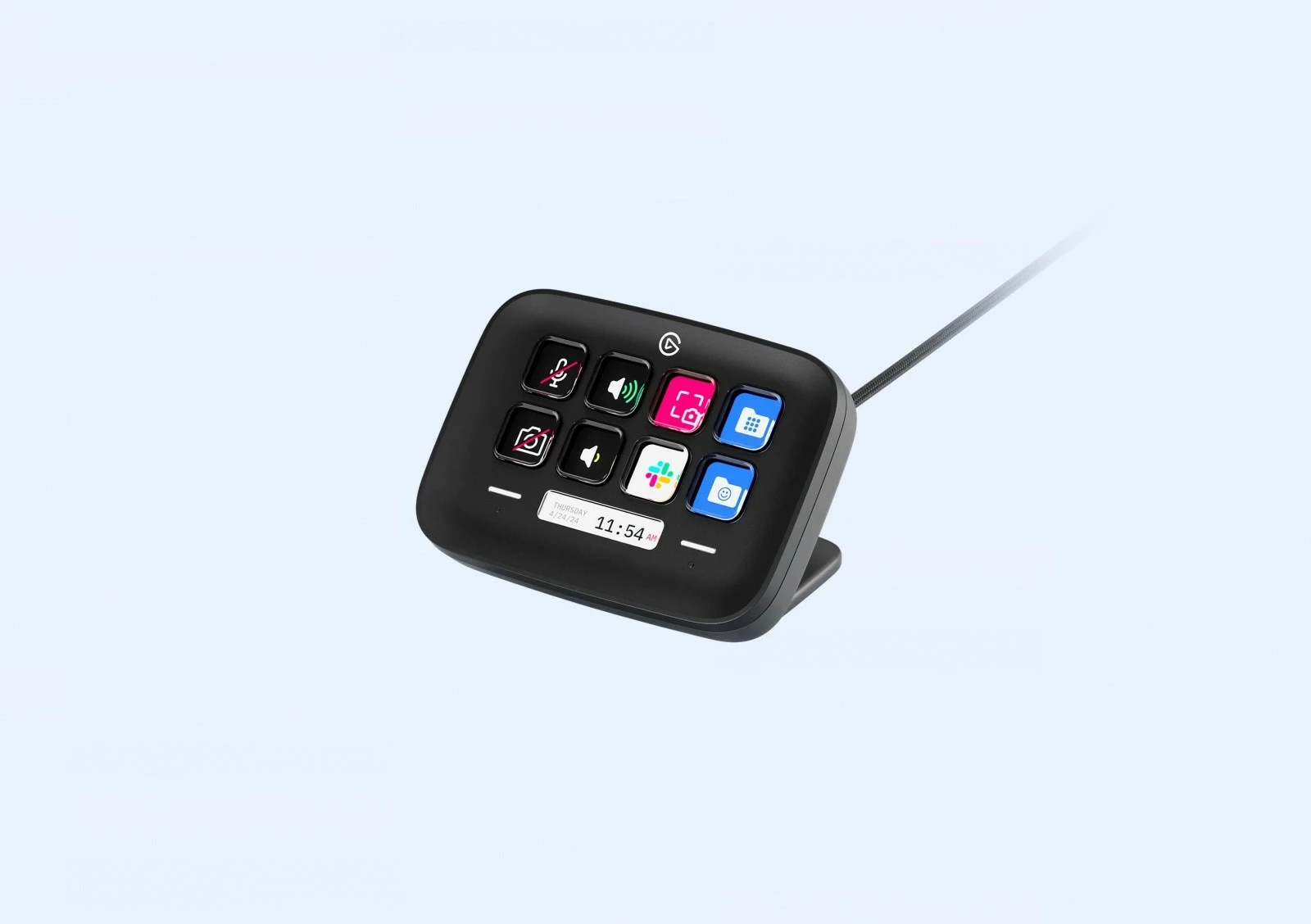 Panel Stream Deck, Elgato, Neo 10GBJ9911, 8 butona, 2 Touch Points, USB-C, e zezë