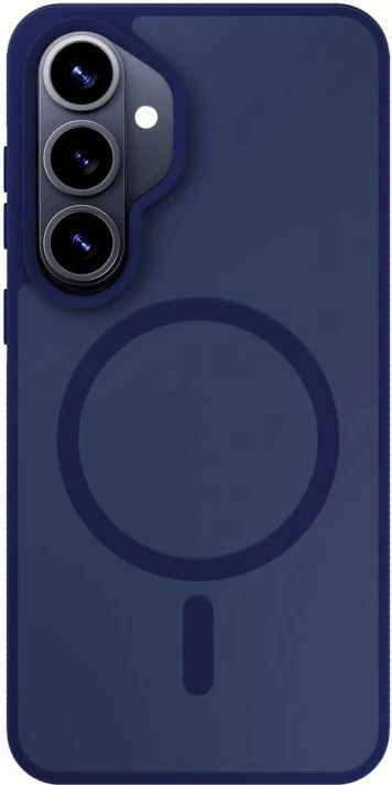 Kapak telefoni 3mk Smoke MagCase për Samsung Galaxy S26, navy blue