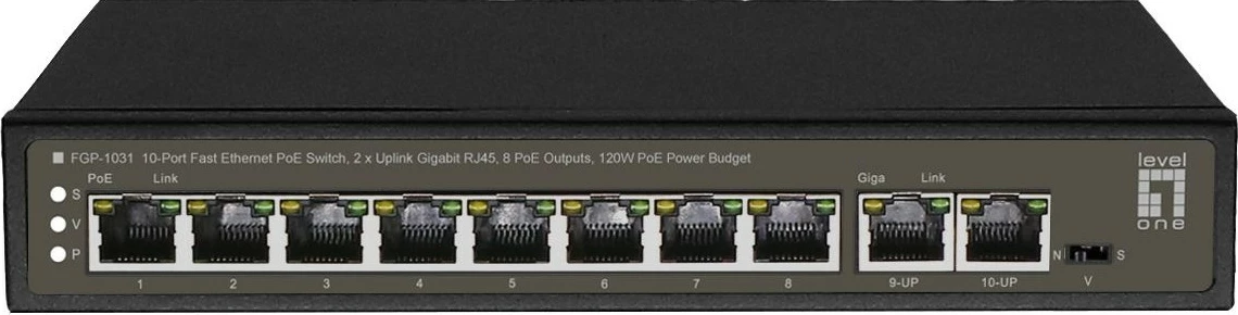 Switch LevelOne FGP-1031, Gigabit Ethernet, PoE, i zi