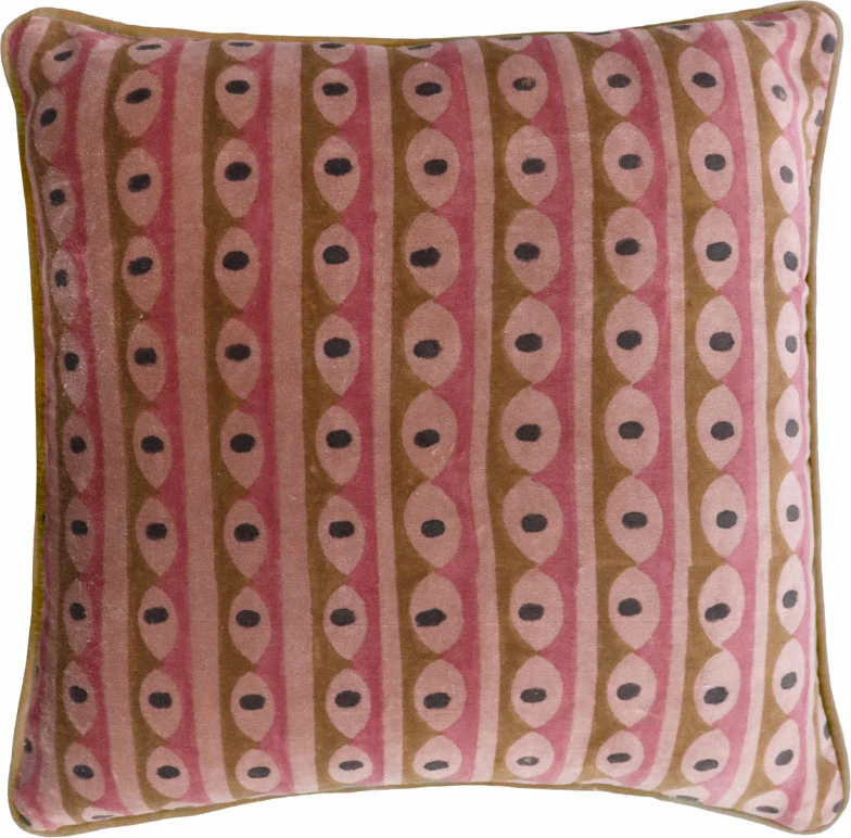 Jastëk dekorativ ROZY, shumëngjyrësh, rozë, 50x50cm