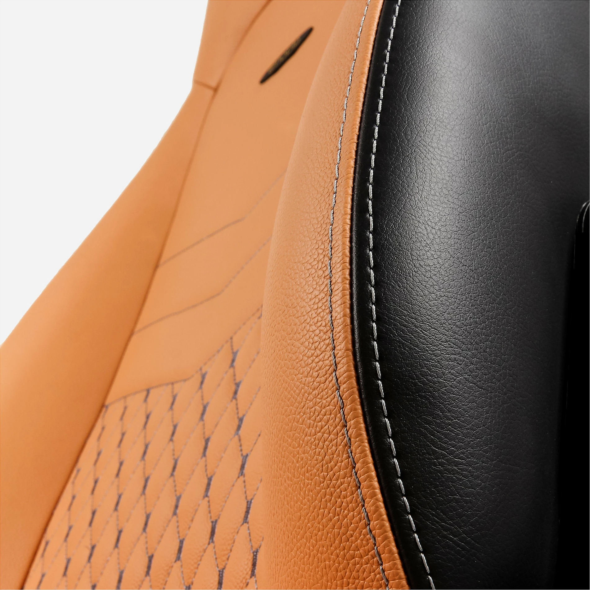 Karrige gaming Noblechairs ICON, lëkurë e vërtetë, cognac/zi
